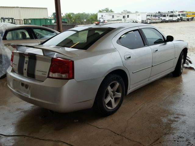 2B3CA3CV7AH290268 - 2010 DODGE CHARGER SX SILVER photo 4