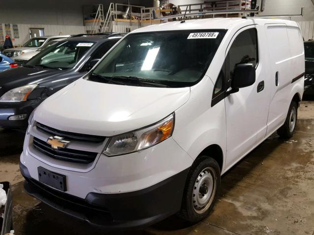 3N63M0YN7HK693121 - 2017 CHEVROLET CITY EXPRE WHITE photo 2