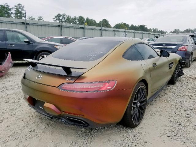 WDDYJ7JA8HA010349 - 2017 MERCEDES-BENZ AMG GT S GOLD photo 4