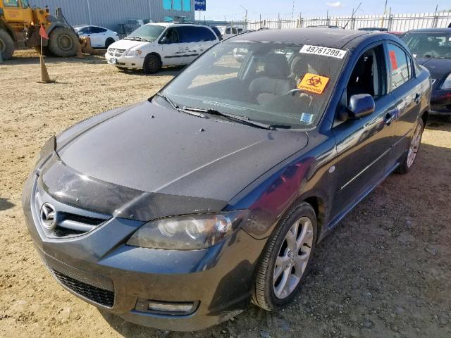 JM1BK323191253783 - 2009 MAZDA 3 S GRAY photo 2