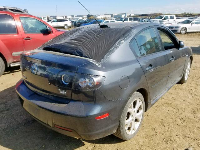 JM1BK323191253783 - 2009 MAZDA 3 S GRAY photo 4