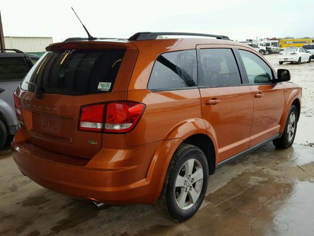 3D4PG1FG7BT518393 - 2011 DODGE JOURNEY MA ORANGE photo 4