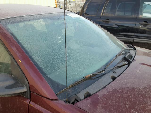 1G8AG52F53Z195263 - 2003 SATURN ION LEVEL MAROON photo 9