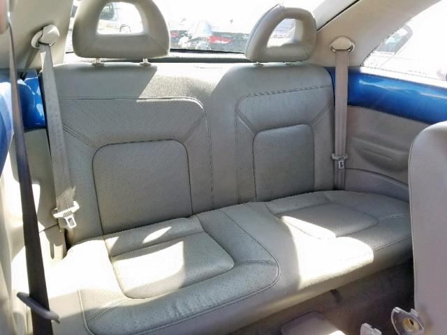 3VWCS21C11M434080 - 2001 VOLKSWAGEN NEW BEETLE ლურჯი ფოტო 6