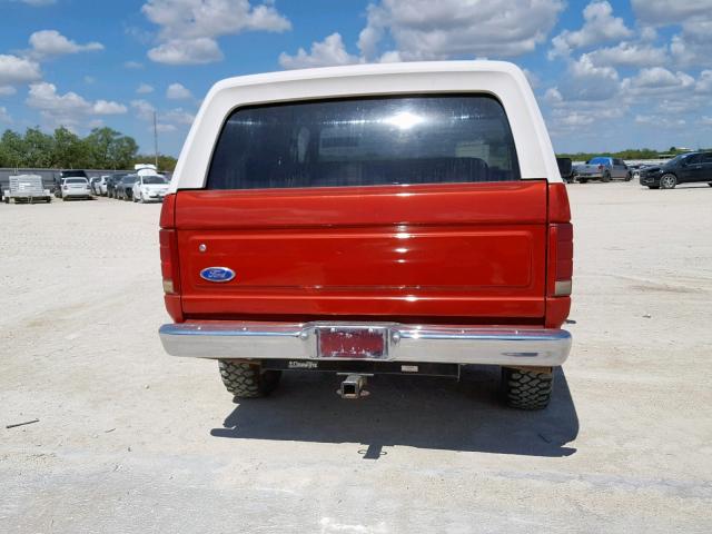 1FMDU15N2GLA09268 - 1986 FORD BRONCO U10 RED photo 10