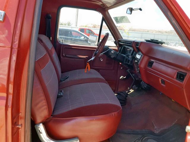 1FMDU15N2GLA09268 - 1986 FORD BRONCO U10 RED photo 5