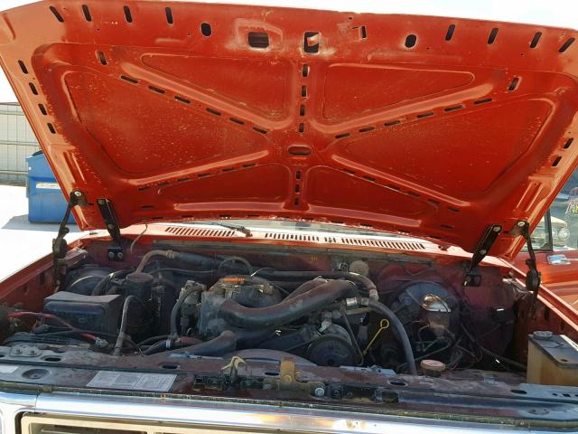 1FMDU15N2GLA09268 - 1986 FORD BRONCO U10 RED photo 7