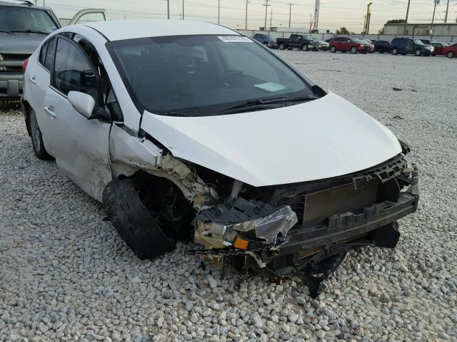 KNAFX4A88E5165013 - 2014 KIA FORTE EX WHITE photo 1