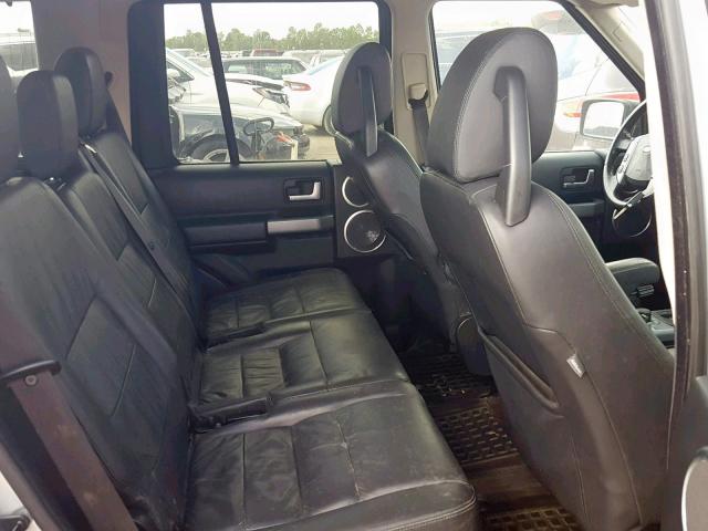 SALAG254X8A451247 - 2008 LAND ROVER LR3 HSE SILVER photo 6