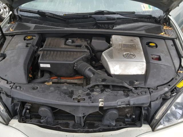 JTJHW31U682055022 - 2008 LEXUS RX 400H GRAY photo 7