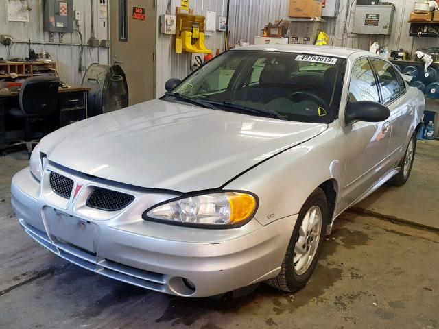 1G2NF52EX3M576822 - 2003 PONTIAC GRAND AM S SILVER photo 2