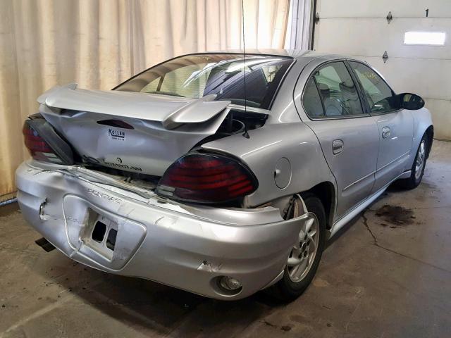 1G2NF52EX3M576822 - 2003 PONTIAC GRAND AM S SILVER photo 4