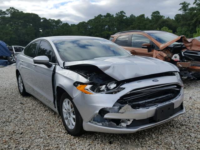 3FA6P0G7XHR342503 - 2017 FORD FUSION S SILVER photo 1