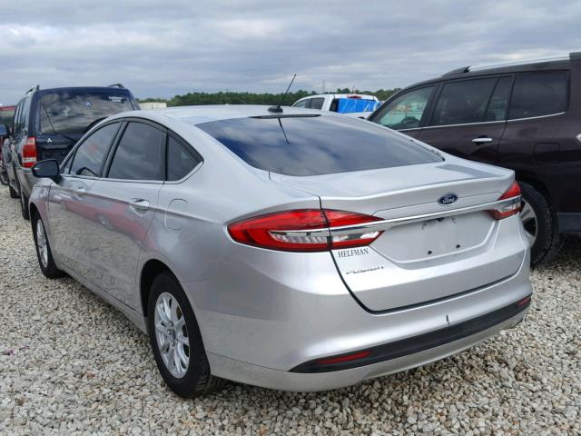 3FA6P0G7XHR342503 - 2017 FORD FUSION S SILVER photo 3