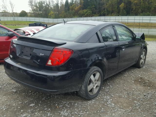 1G8AW15B17Z186540 - 2007 SATURN ION LEVEL BLACK photo 4