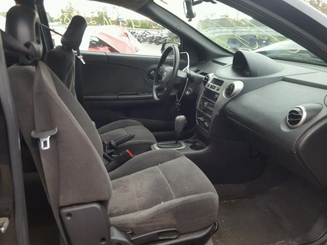 1G8AW15B17Z186540 - 2007 SATURN ION LEVEL BLACK photo 5