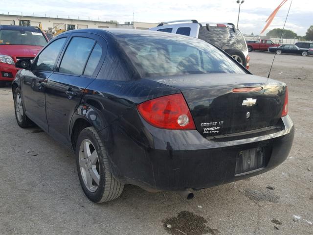 1G1AF5F53A7182913 - 2010 CHEVROLET COBALT 2LT BLACK photo 3