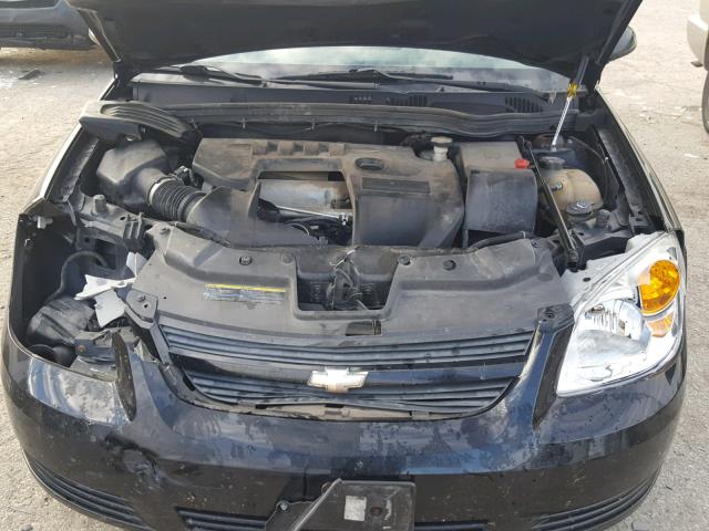 1G1AF5F53A7182913 - 2010 CHEVROLET COBALT 2LT BLACK photo 7