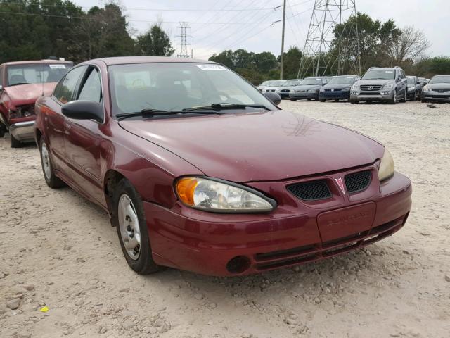 1G2NE52F75M137933 - 2005 PONTIAC GRAND AM S Bordo foto 1