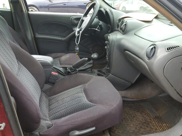 1G2NE52F75M137933 - 2005 PONTIAC GRAND AM S Bordo foto 5