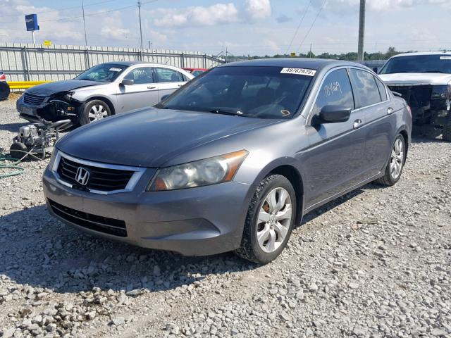 1HGCP26828A139619 - 2008 HONDA ACCORD EXL GRAY photo 2