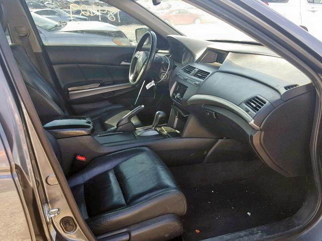 1HGCP26828A139619 - 2008 HONDA ACCORD EXL GRAY photo 5