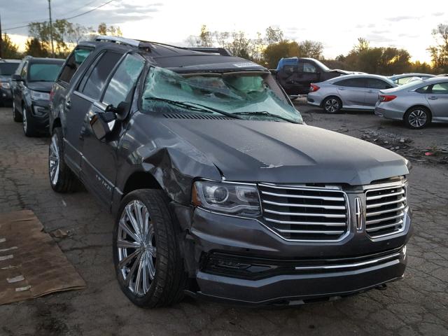 5LMJJ2JT9FEJ08062 - 2015 LINCOLN NAVIGATOR Сұр фото 1
