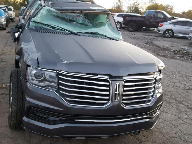 5LMJJ2JT9FEJ08062 - 2015 LINCOLN NAVIGATOR Сұр фото 7