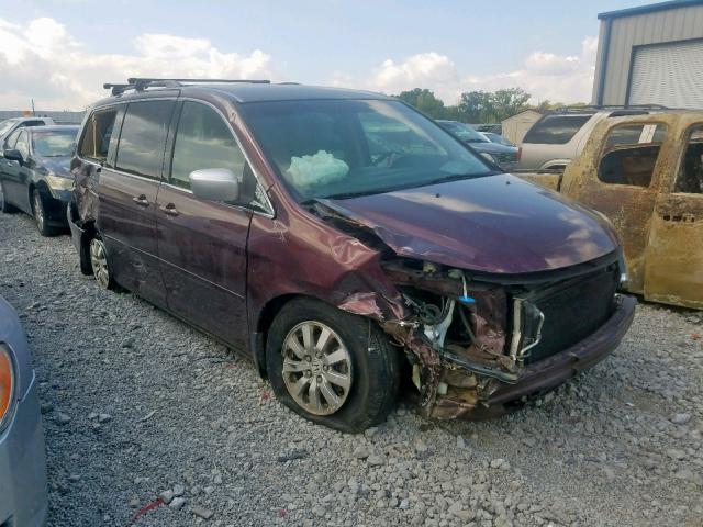 5FNRL38498B082220 - 2008 HONDA ODYSSEY EX BURGUNDY photo 1