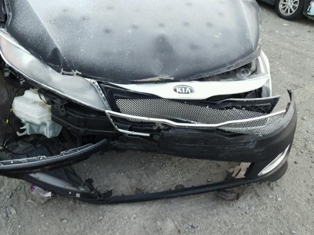 KNAGR4A67B5115017 - 2011 KIA OPTIMA SX BLACK photo 9