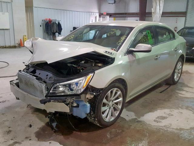 1G4GA5G30EF211286 - 2014 BUICK LACROSSE GOLD photo 2