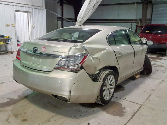 1G4GA5G30EF211286 - 2014 BUICK LACROSSE GOLD photo 4