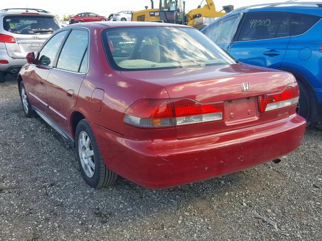 JHMCG56782C022127 - 2002 HONDA ACCORD SE  photo 3