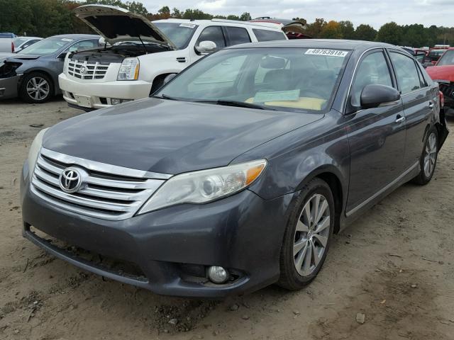 4T1BK3DB6BU407859 - 2011 TOYOTA AVALON BAS GRAY photo 2