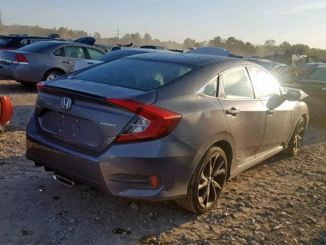 19XFC2F82KE002630 - 2019 HONDA CIVIC SPOR GRAY photo 4