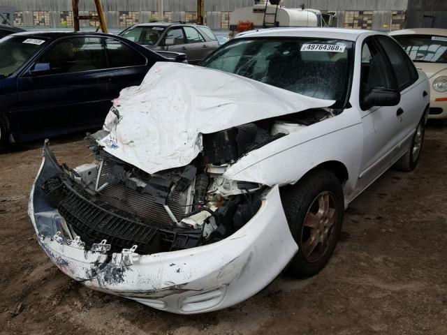 1G1JF524227127058 - 2002 CHEVROLET CAVALIER L WHITE photo 2