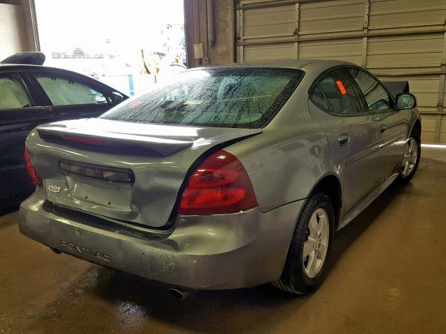 2G2WP552381141310 - 2008 PONTIAC GRAND PRIX GRAY photo 4