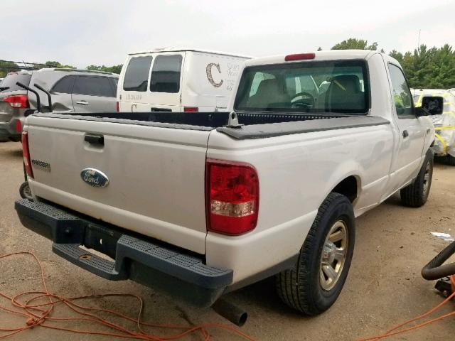 1FTYR10U07PA28948 - 2007 FORD RANGER WHITE photo 4