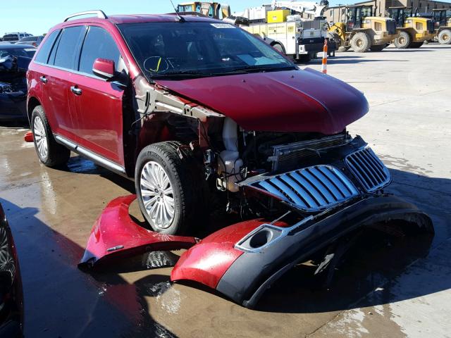 2LMDJ6JK5DBL26589 - 2013 LINCOLN MKX RED photo 1