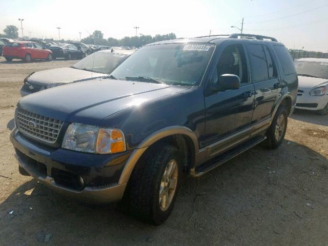 1FMZU74WX3ZB54519 - 2003 FORD EXPLORER E BLUE photo 2