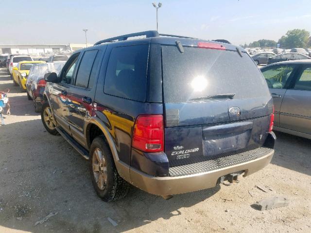 1FMZU74WX3ZB54519 - 2003 FORD EXPLORER E BLUE photo 3