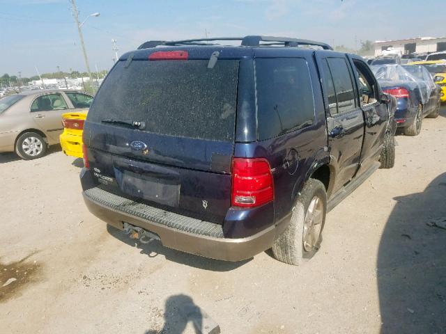 1FMZU74WX3ZB54519 - 2003 FORD EXPLORER E BLUE photo 4