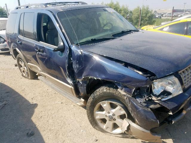 1FMZU74WX3ZB54519 - 2003 FORD EXPLORER E BLUE photo 9