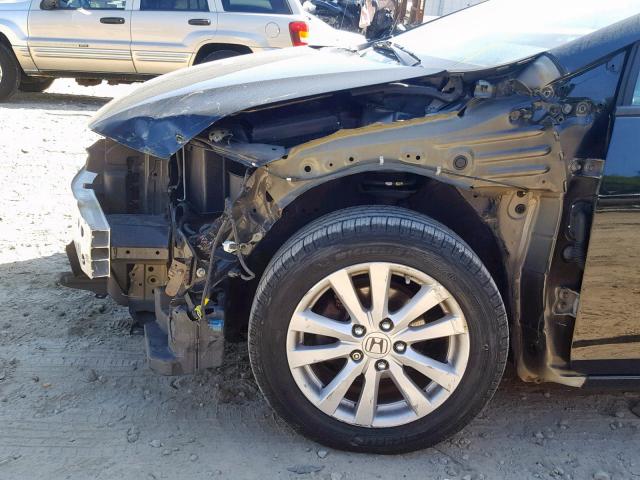 2HGFB2F9XCH542195 - 2012 HONDA CIVIC EXL 黑色 照片 9