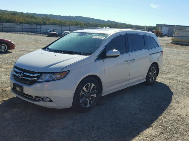 5FNRL5H93FB112865 - 2015 HONDA ODYSSEY TO WHITE photo 2