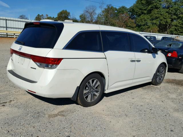 5FNRL5H93FB112865 - 2015 HONDA ODYSSEY TO WHITE photo 4