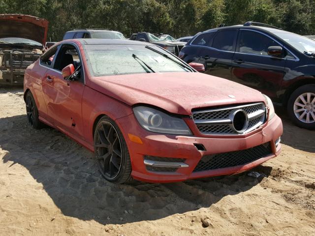 WDDGJ4HB8FG365668 - 2015 MERCEDES-BENZ C 250 RED photo 1