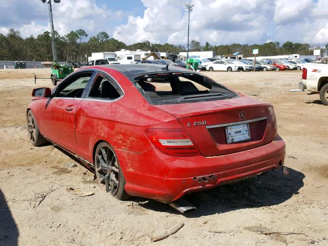 WDDGJ4HB8FG365668 - 2015 MERCEDES-BENZ C 250 RED photo 3