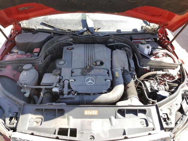 WDDGJ4HB8FG365668 - 2015 MERCEDES-BENZ C 250 RED photo 7