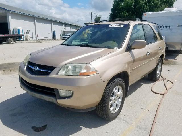 2HNYD18831H533104 - 2001 ACURA MDX TOURIN TAN photo 2